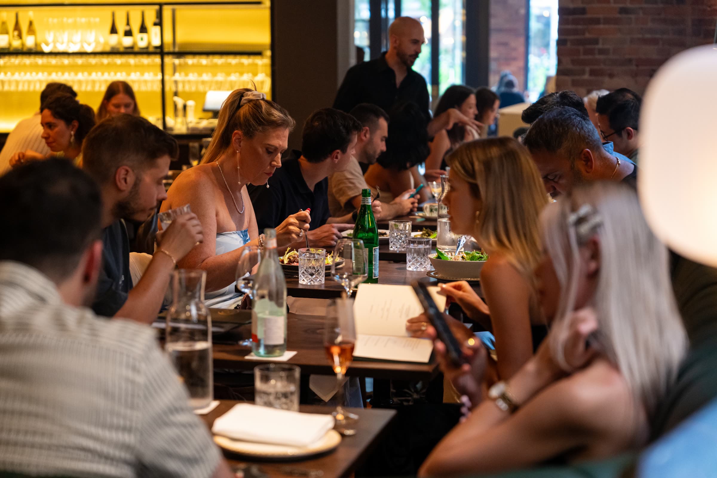 Full dining room at The Berczy Tavern — private events and group dining