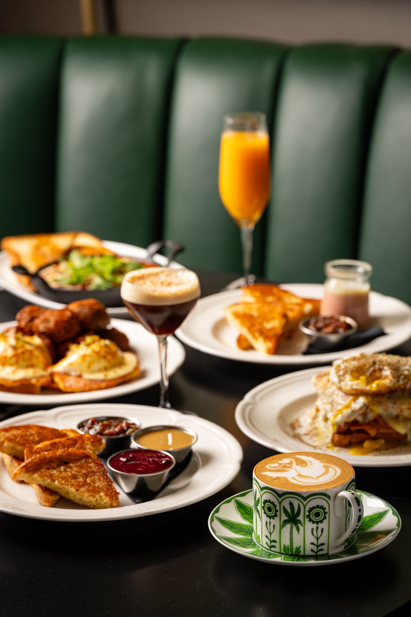 Brunch Prix Fixe spread at The Berczy Tavern
