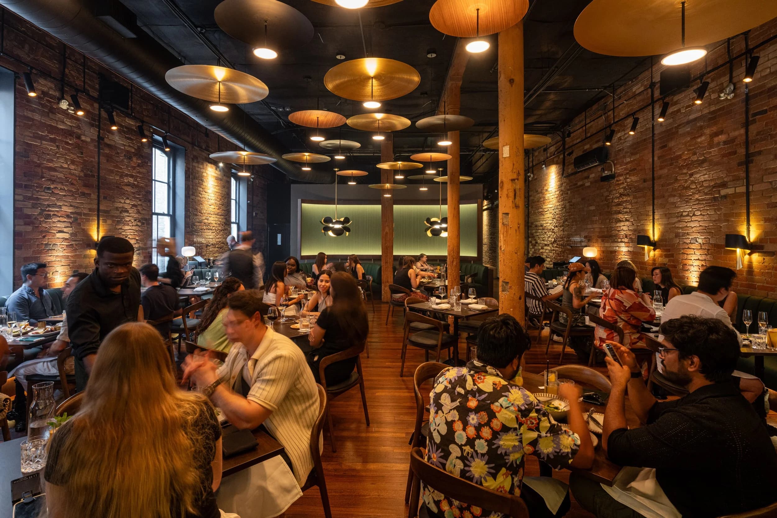 Full dining room at The Berczy Tavern